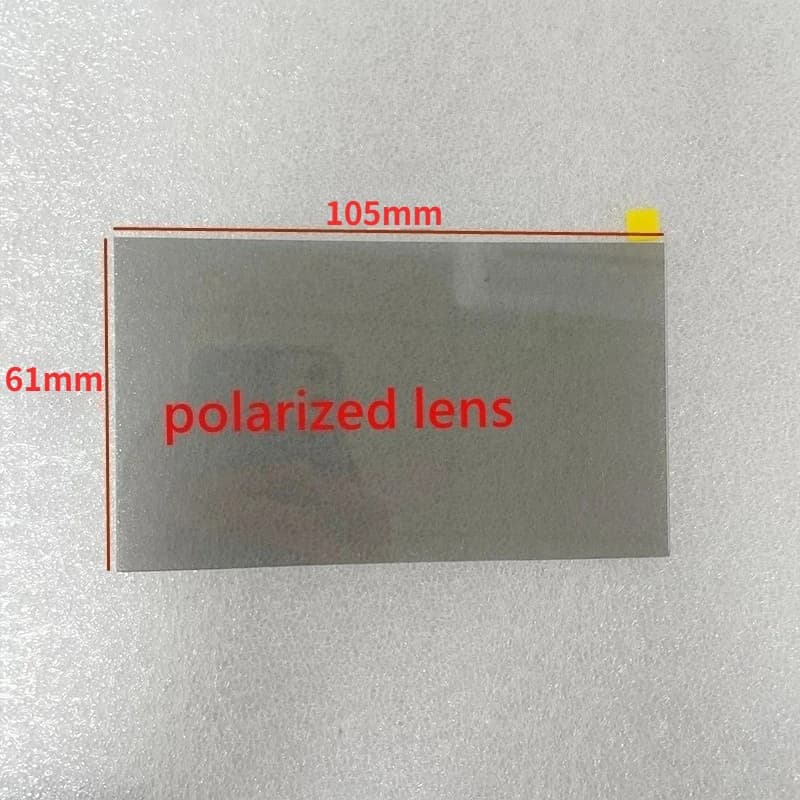 105X61X1mm Heat Insulation Polarized Glass Lens SAST Z1 H3 AMOI E07 Projector Screen Bright Yellow Repair Accessories