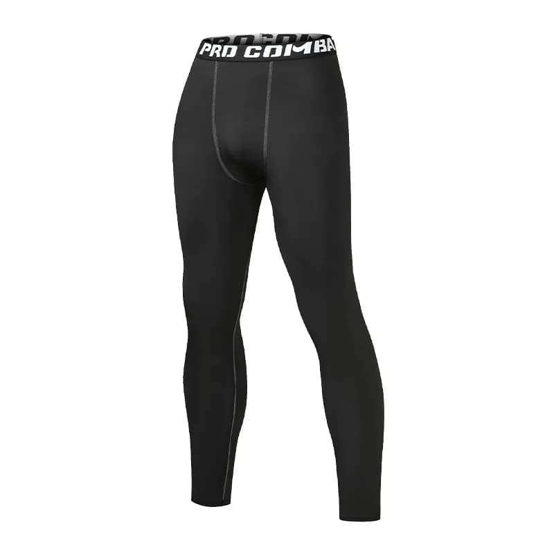 Pantaloni Aderenti da Uomo per Allenamento Basket Primavera Autunno Inverno, Pantaloni Elastici Fitness a Compressione ad Asciugatura Rapida