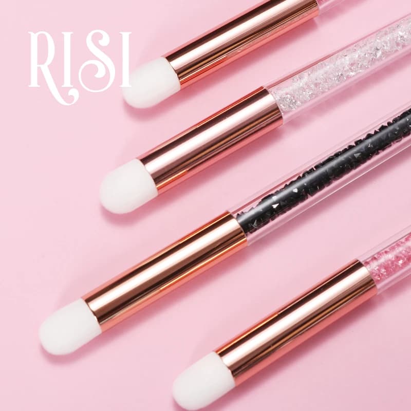 RISI Cleanser lavaggio pennello per trucco applicatore per estensioni delle ciglia pennello per la pulizia delle ciglia in cristallo per le estensioni delle ciglia