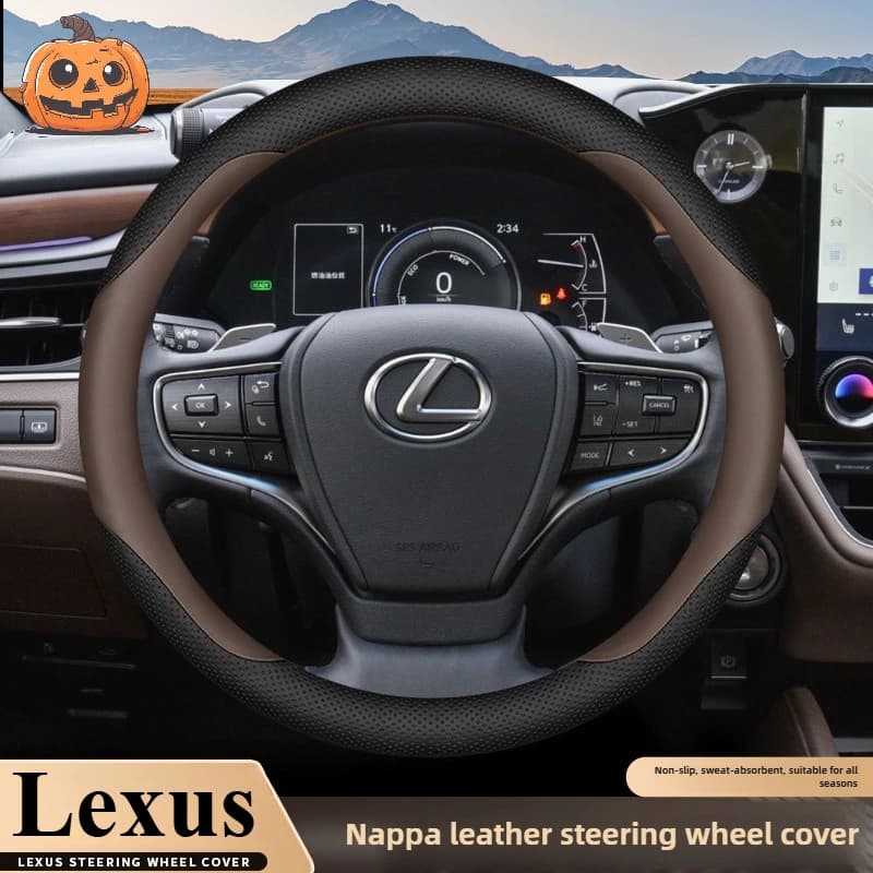 Coprivolante per auto in pelle per Lexus RX NX LBX LX600 ES350 RX350 ES RX350h 2025 Accessori