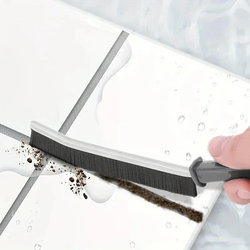 Floor Grout Cleaner Brush Household Tile Joints Scrubber Stiff Bristles Small Tile Grout Cleaning Brush Window Groove Gap Clean