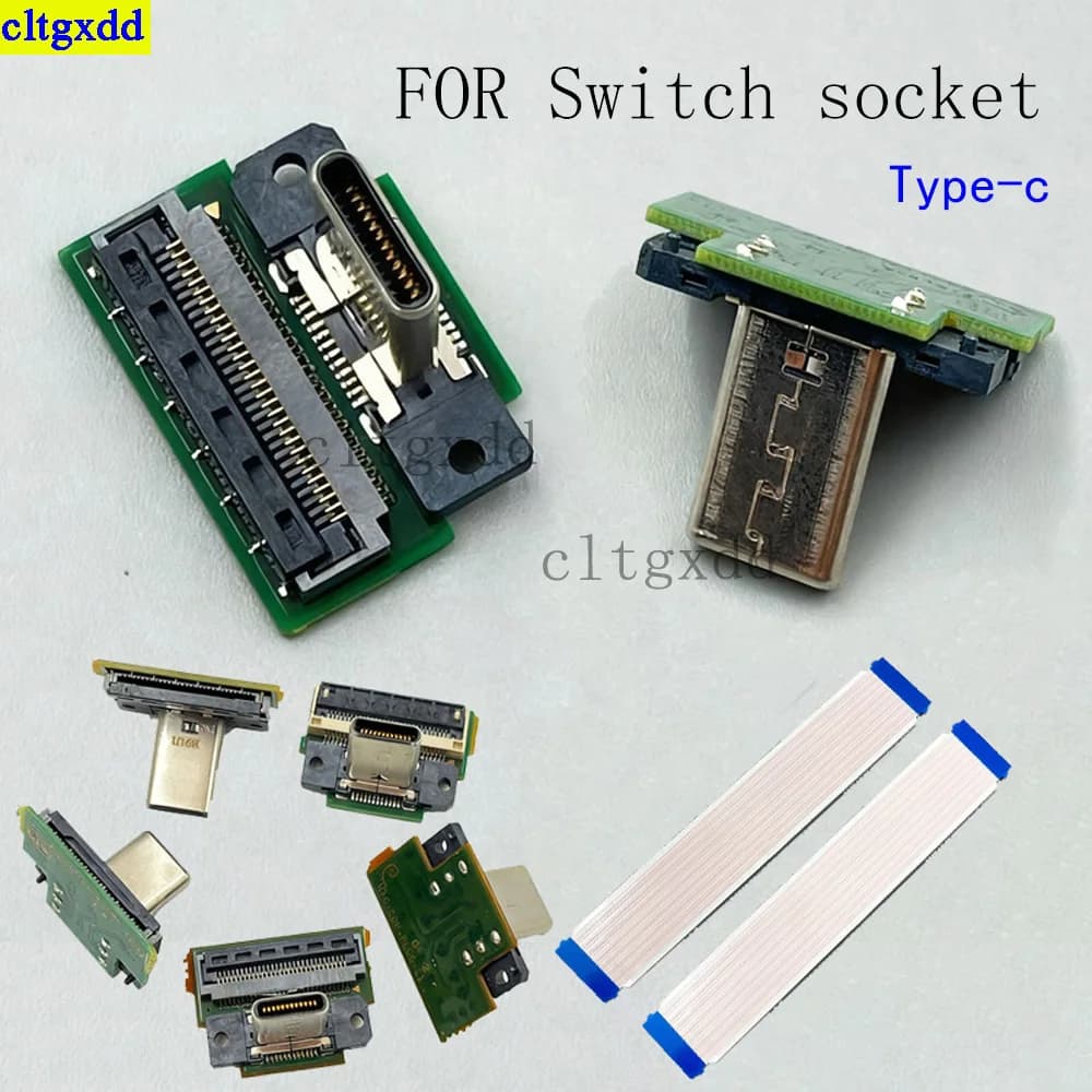 Cltgxdd 1 pezzo PER console di gioco NS Switch Accessorio cavo presa di trasmissione interfaccia dock di ricarica di tipo C