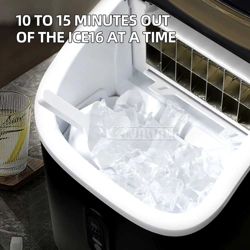 2025 20kg/24h Automatic Timed Ice Making for Coffee Shop HZB-25F Multifunctional Ice Making Machine