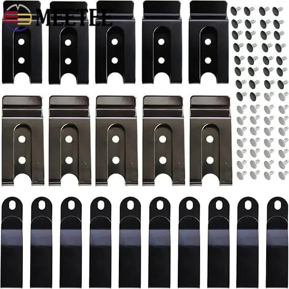 2/5/10 pz fibbie in metallo per cintura portafoglio Clip ganci cintura tasca chiusura fondina guaina loop accessori Hardware fai da te