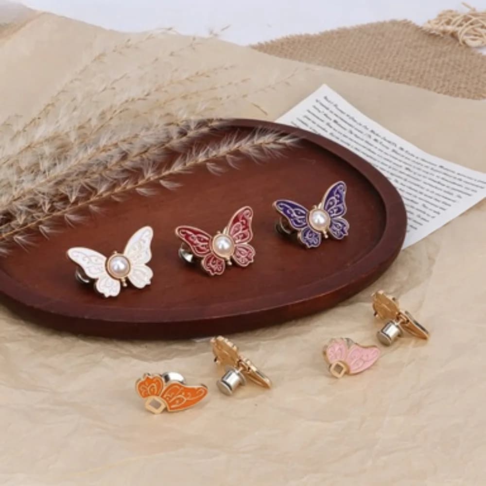 Jeans Button Adjustable Clips for Pant Skirts Waist Tightener Buckle Snap Button Adjuster