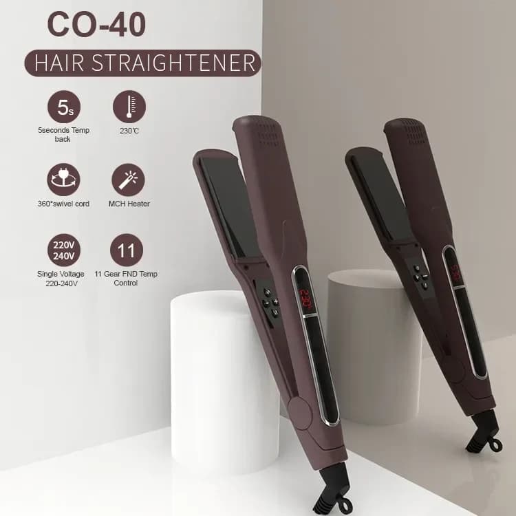 Piastra per Capelli Lisciante e Arricciante 2-in-1 Best Seller, con Ioni Negativi, Versione Larga, Non Danneggia i Capelli