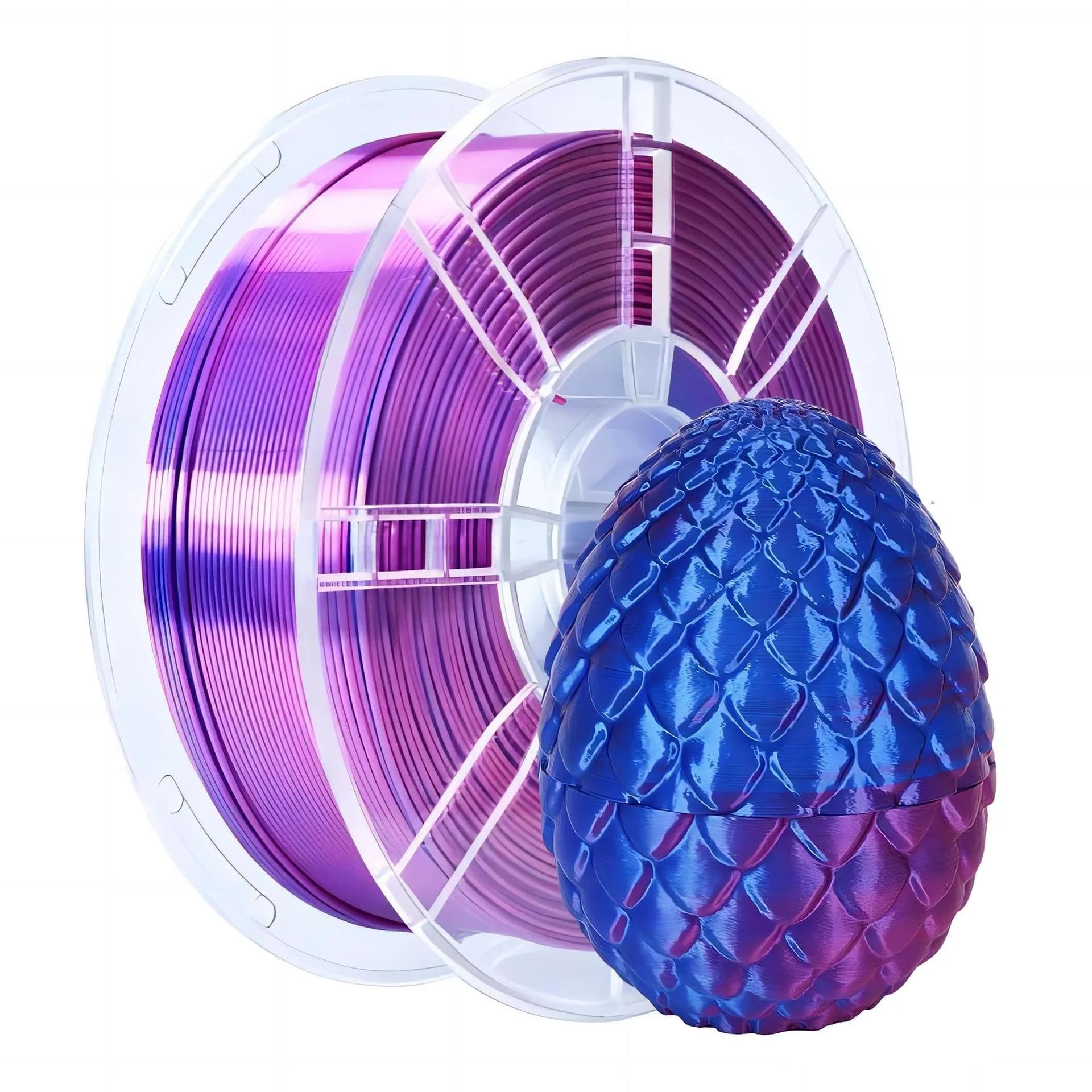 3D Printer Filament PLA bicolor 1,75 mm - Filament for gloss print 250 g 2 in 1 colour