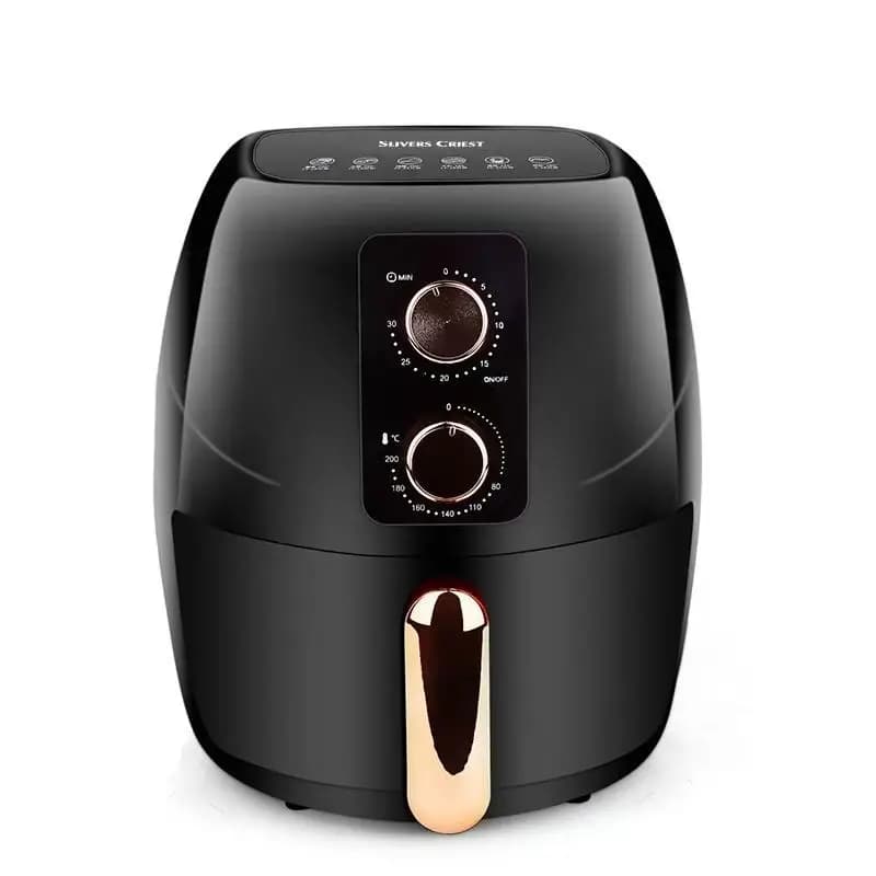 5.1-6.0L Touch Screen Control Air Fryer Large Capacity Oil- Stainless Steel Non-Stick Modern Design