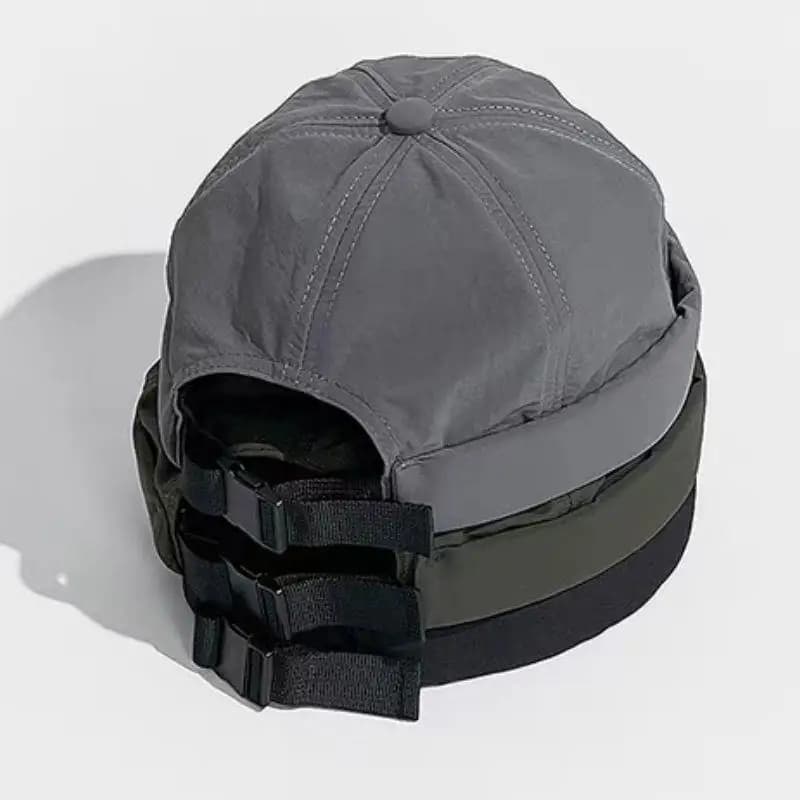 Quick Dry Brimless Hat Lightweight Daily Beanie Mesh Beanie Docker Cap Sailor Rolled Cuff Harbour Hat Casual Hip Hop Skullcap