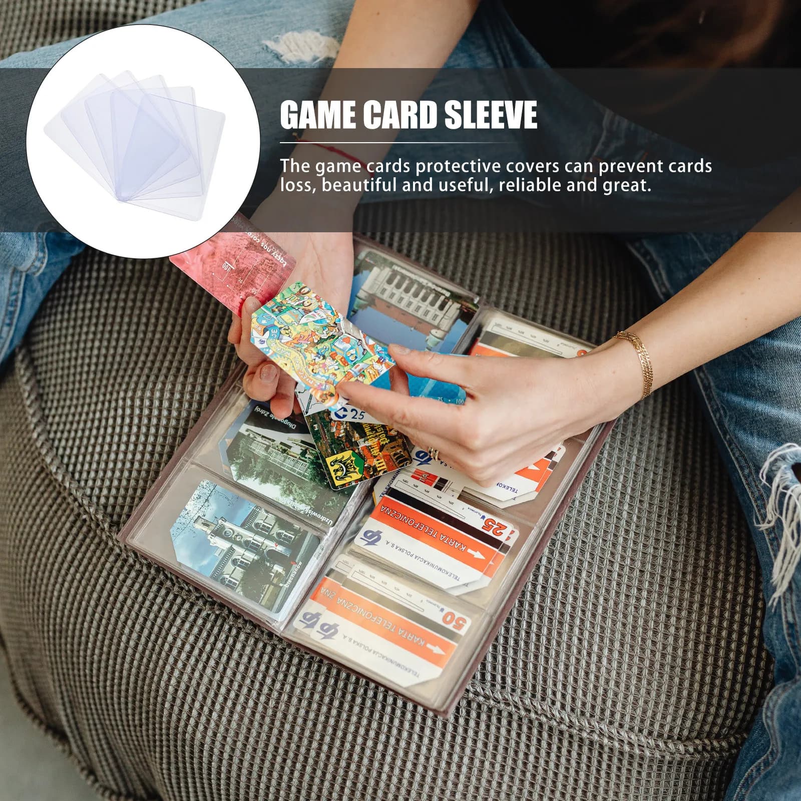 30 Pezzi Custodie Protettive Rigide in PVC per Carte da Gioco, Protezioni per Carte da Gioco da Tavolo