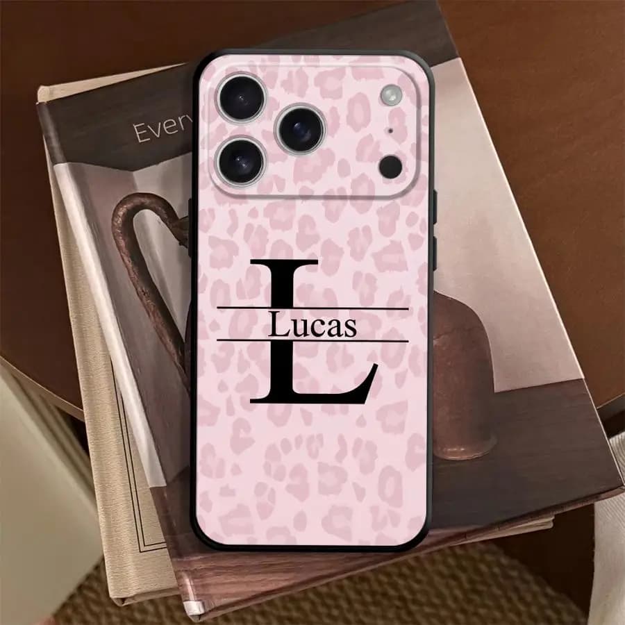 Fashion Letters L Funda Phone Cover Case for Apple iPhone 17 Pro Max 16 11 13 15 Pro 7 8 14 12 17e Air XR XS MAX