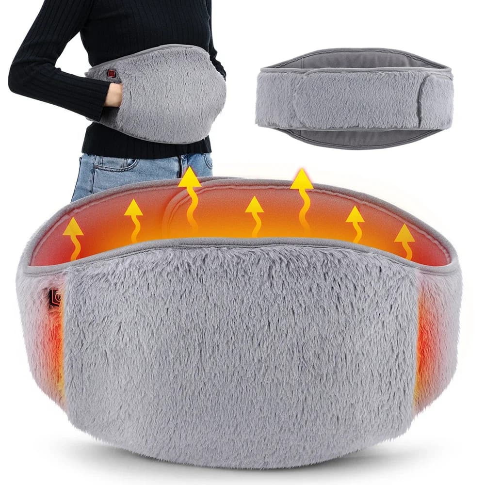 Tappetino riscaldante elettrico per la vita per il corpo scaldamani per i piedi vita addome schiena utero coperta termica riscaldata cintura di supporto lombare