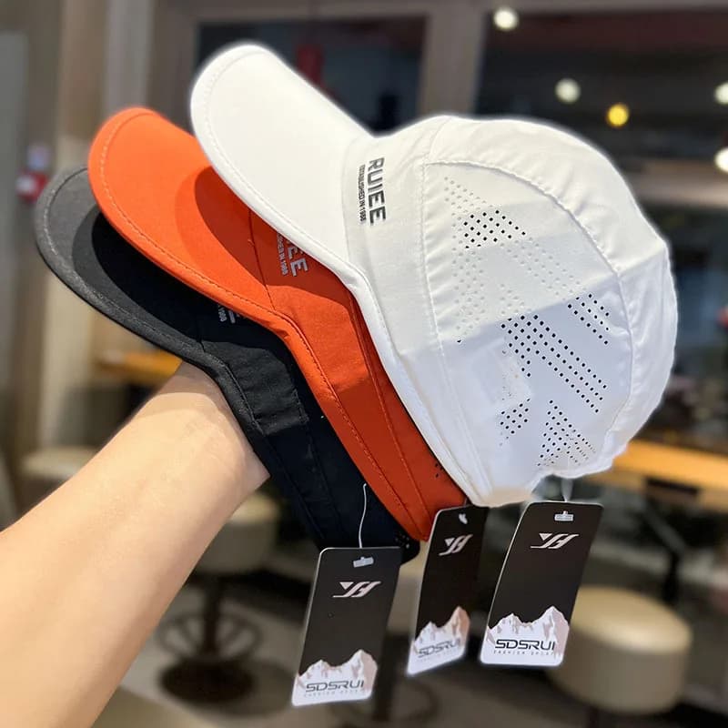 Cappellino da Baseball Estivo a Rete ad Asciugatura Rapida per Uomo, Cappello Traspirante Anti-UV per Donna