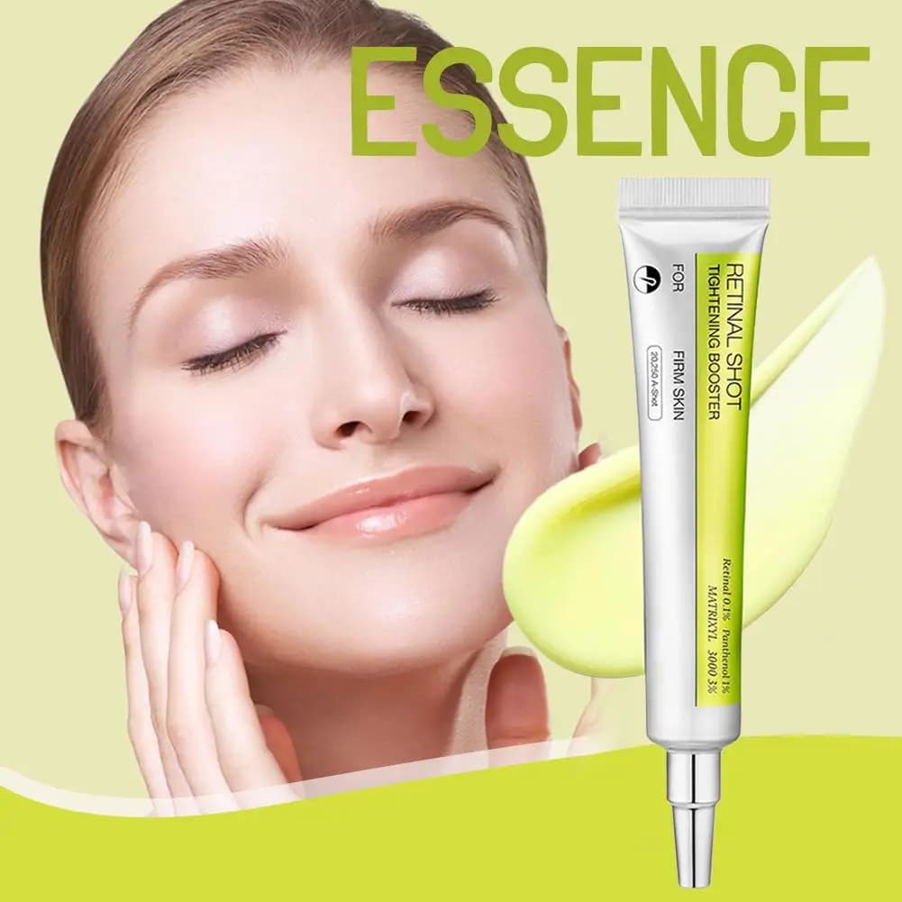 Siero Contorno Occhi al Retinolo Potente per Viso e Collo, Rassodante, Levigante, Anti-Età, Anti-Rughe, Arricchito con Vitamine