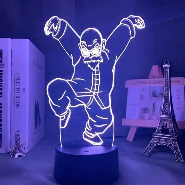 2025 Dragon Ball Z Goku and Vegeta 3D LED Night Light Anime Cartoon Kids Bedroom Decor Gift Figure