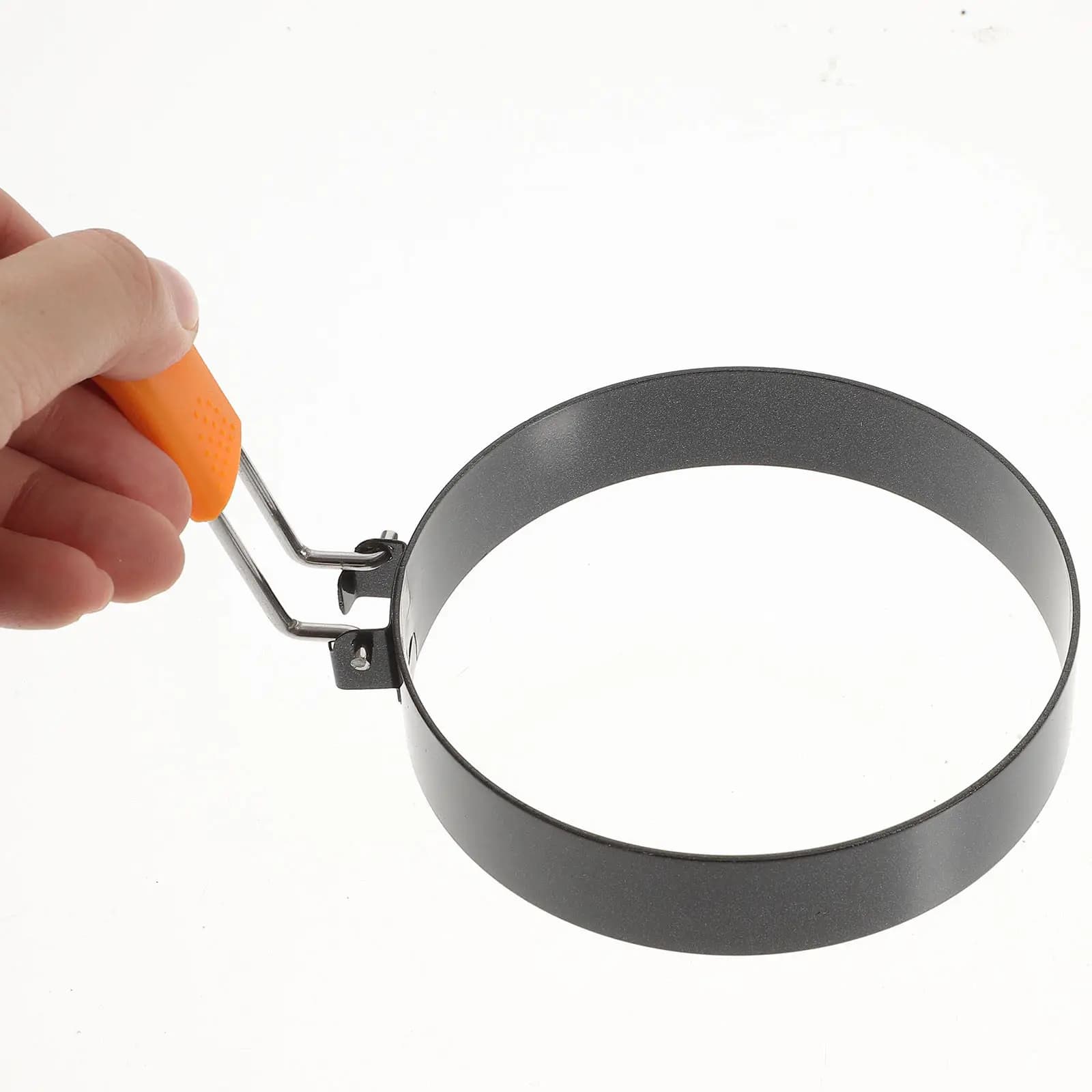 2 Pezzi Stampi Antiaderenti per Uova, Anelli Rotondi per Cucinare, Stampi per Friggere Uova Fai-da-Te, Accessori da Cucina