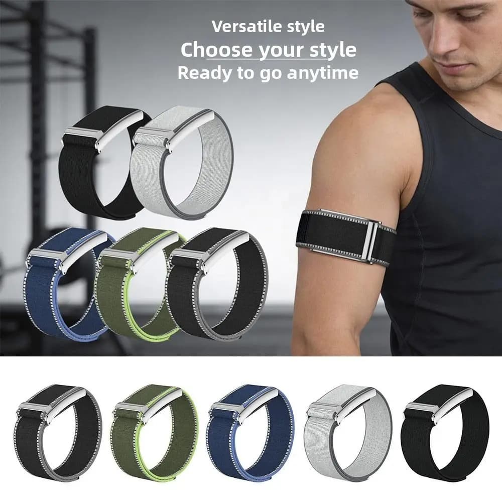 Premium Sport Strap in Nylon Elastic Adjustable Anti-shocket for Fitness Tracker, Breathable and Anti-scratch for Whoop 5.0