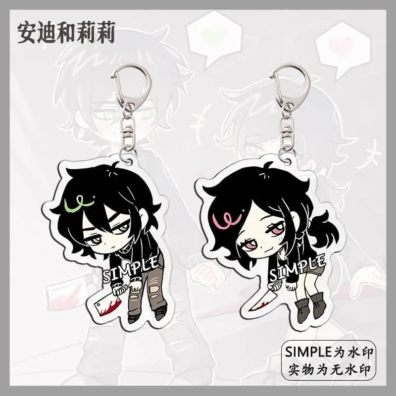 The Coffin of Andy and Leyley Women's Keychain, Acrylic, Kawaii style, Cute, Bag Pendant, Accessory, Gift