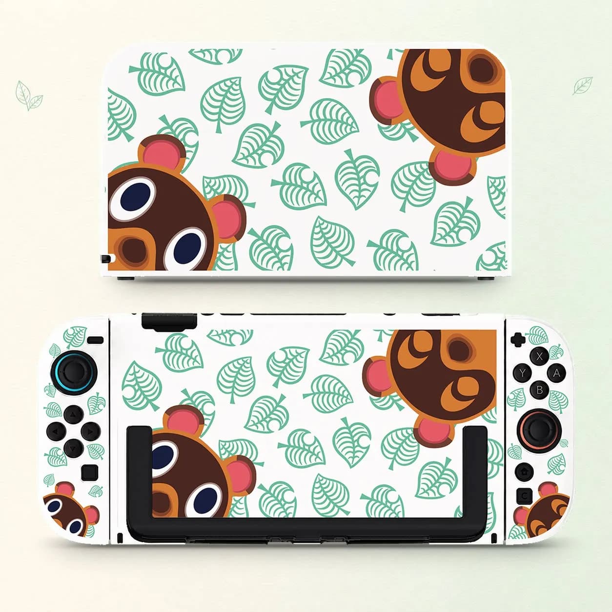 Minimalist Anime Switch Split Case Dock-Friendly Non-Slip Joy-Con Controller Cover for Nintendo NS2 OLED Console Dock Cover Gift