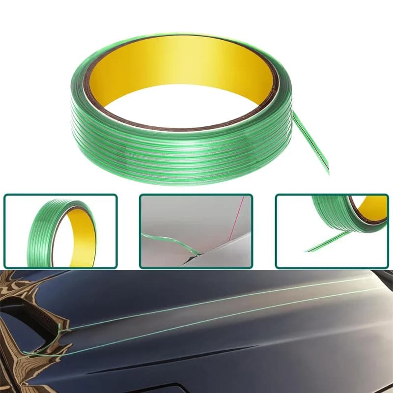 Nastro da taglio per avvolgimento in vinile Adesivi per auto Linea di design Strumenti per taglio di pellicola automatica Nastro per dettagli bordo avvolgimento per decalcomania per auto moto 5/10M
