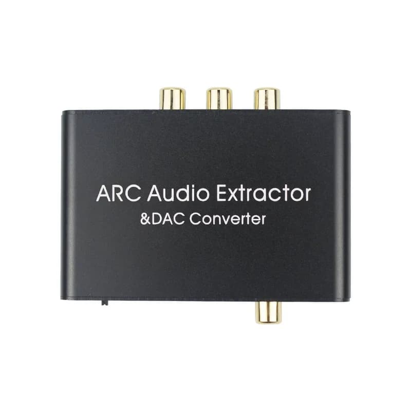 ARC Audio Adapter Compatible Audio Extractor HDMI Digital-analog Converter DAC SPDIF Coaxial RCA Output 3.5 mm jack