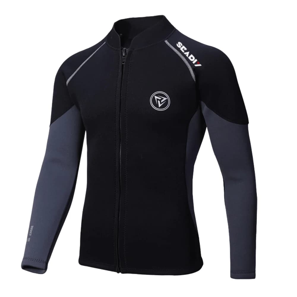 Muta in neoprene Giacca da uomo Pantaloni Muta con cerniera frontale Tuta da surf 2mm/3mm per nuoto Kayak Costumi da bagno Kitesurf Muta da sub