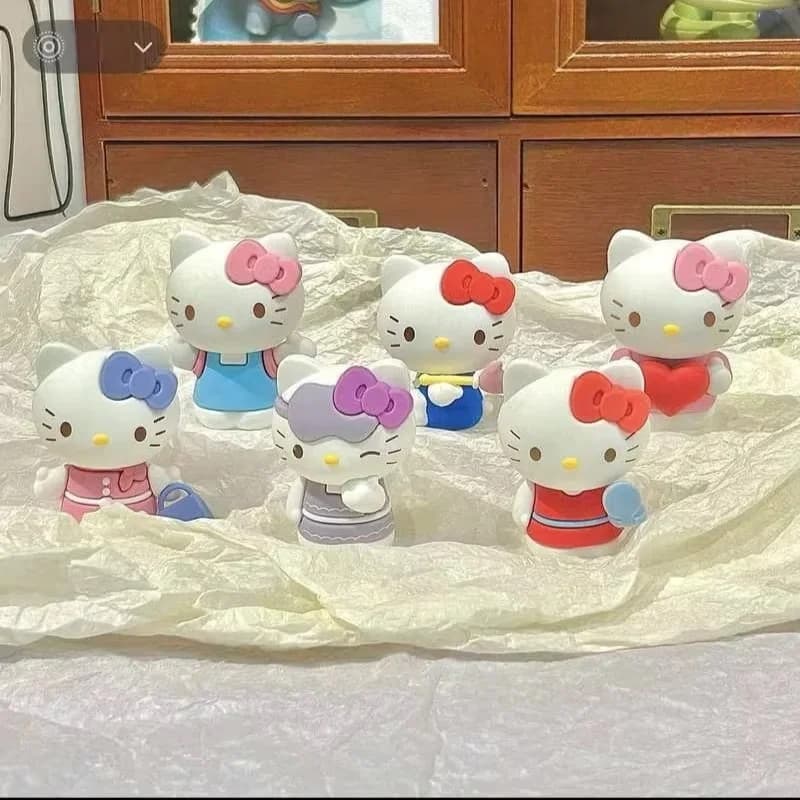 Nuovo Prodotto in Stock: Blind Box Love Kt Cat, Decorazione da Scrivania Fatta a Mano, Regalo a Sorpresa di Compleanno, Collezione