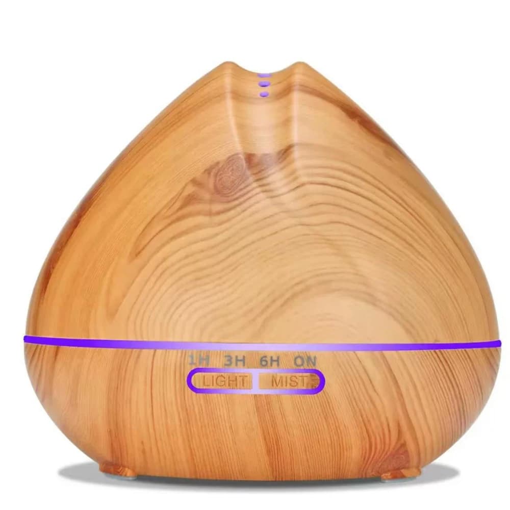 Diffusore di oli essenziali ad ultrasuoni con luce notturna a LED a 7 colori, umidificatore d'aria e creatore di nebbia per aromaterapia per casa, ufficio, yoga,