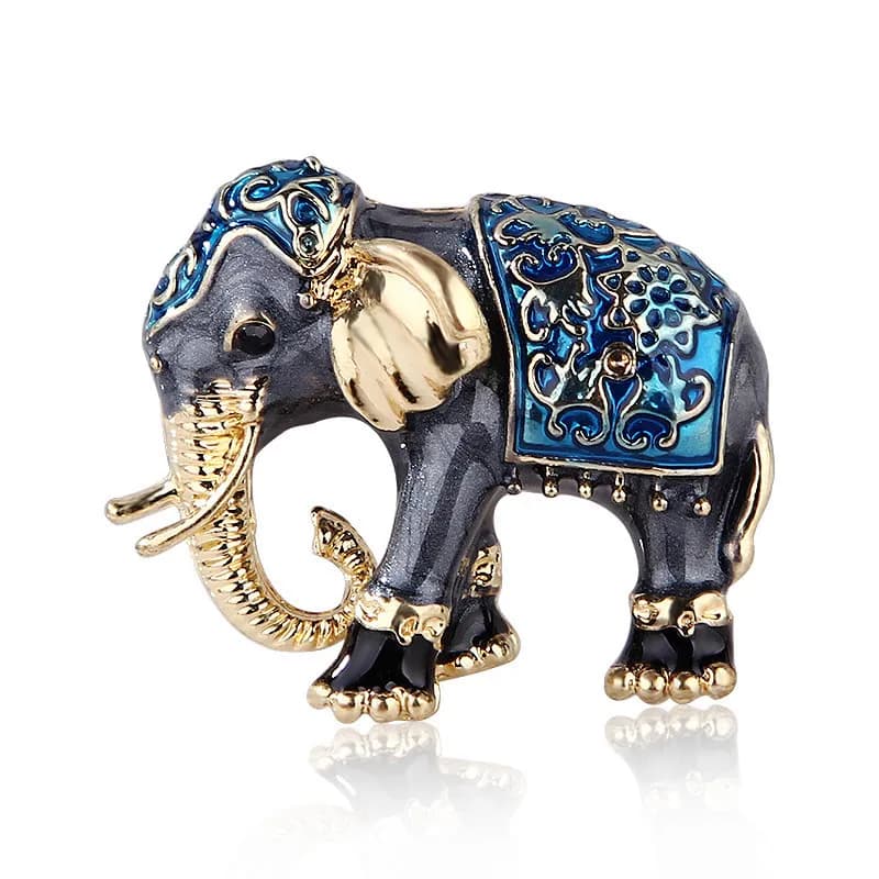 Nuovo Creativo Carino Texture Smalto Elefante Spille Animali Per Le Donne Degli Uomini 4 colori Abbigliamento Zaino Perni di Metallo Regalo Dei Monili Del Partito
