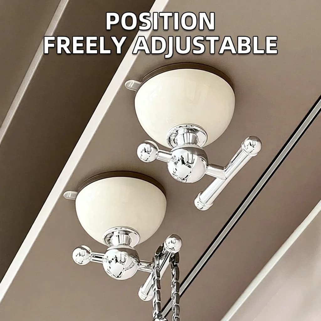Gancio a ventosa per bagno, moderno e minimalista, senza foratura, resistente, per organizzazione domestica, impermeabile, per utensili da cucina