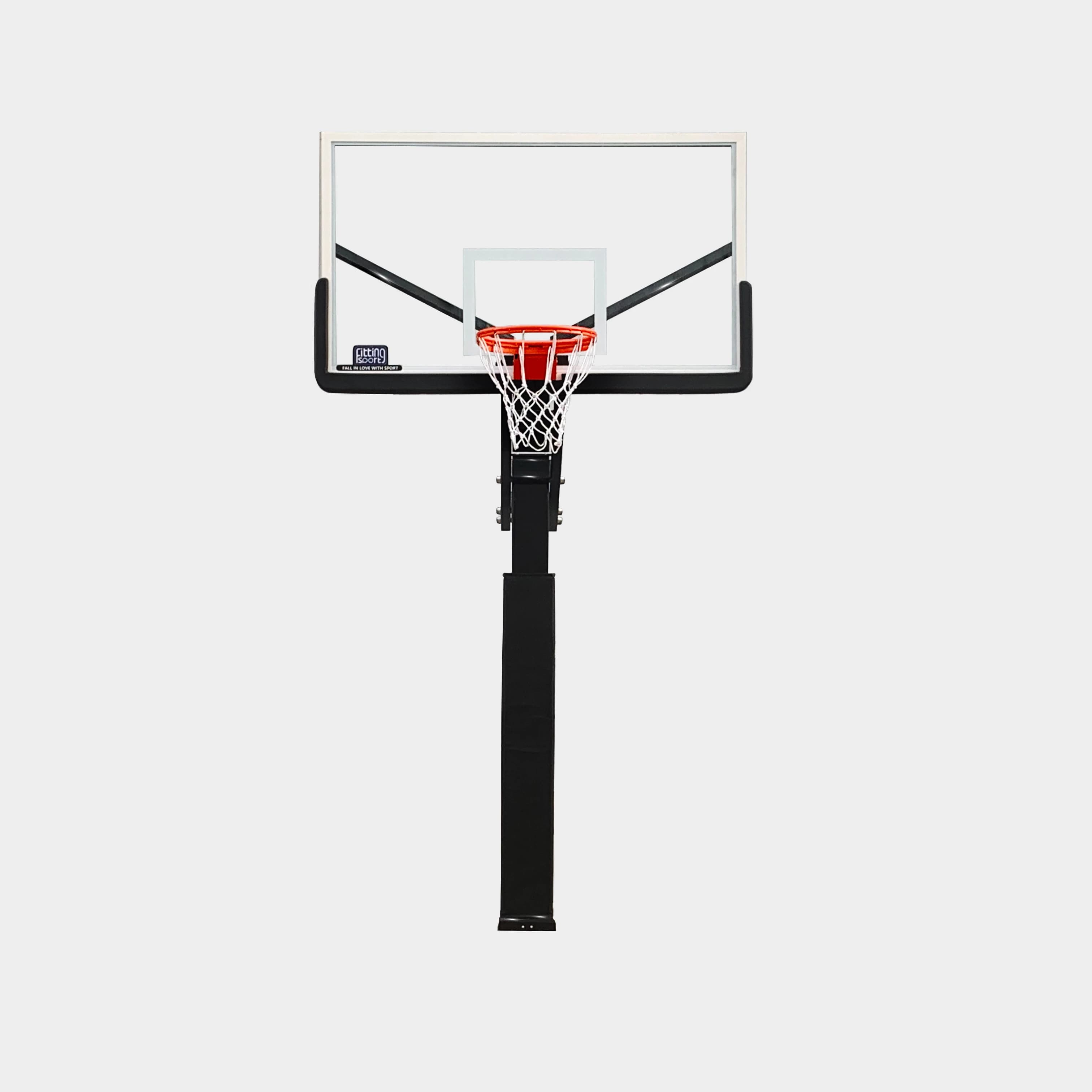 Canestro da basket da esterno con palo in acciaio verniciato a polvere e prestazioni di rimbalzo e aspetto da professionista, favoriscono le vendite