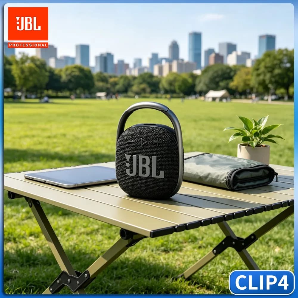 Ember Lawn Deep Bass JBL CLIP4 RGB Handsfree IP67 Waterproof Mini Bluetooth Speaker TF Card Durable Smooth Stable Audio Play