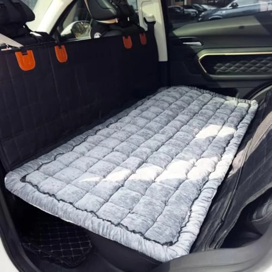 Pet Mat for Rear Seat, Car Dog Cushion, Deluxe Dog Cover, Non-slip Pet Travel Mat, Suitable for Outer Back Seat