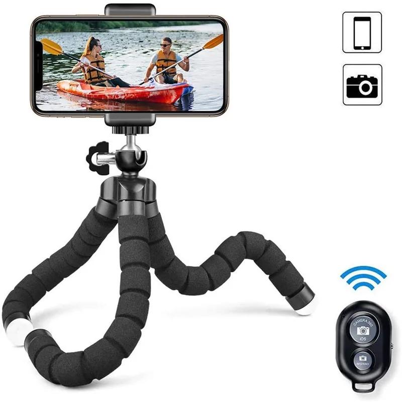 Tripods for Gopro Hero 12 11 10 9 8 7 Black MAX Flexible Mini Powder Tripod Accessories for Go Pro 6 5 4 3 YI Eken SJCAM AKASO