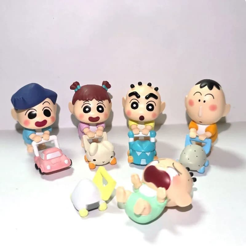 Action Figure Anime Xiaoxin con Amici, Blind Box Walker, Statuetta Kawaii da Collezione, Decorazione da Scrivania, Regalo per i Fan