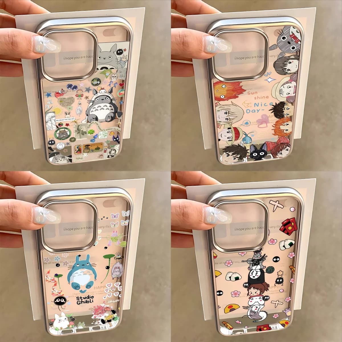 Anime T-Totoroes Phone Case for iPhone 18 17 17e 16e 16 15 14 13 12 11 Air Pro Max X XSMAX 8 7 Plus Luxury Clear Soft Back Cover