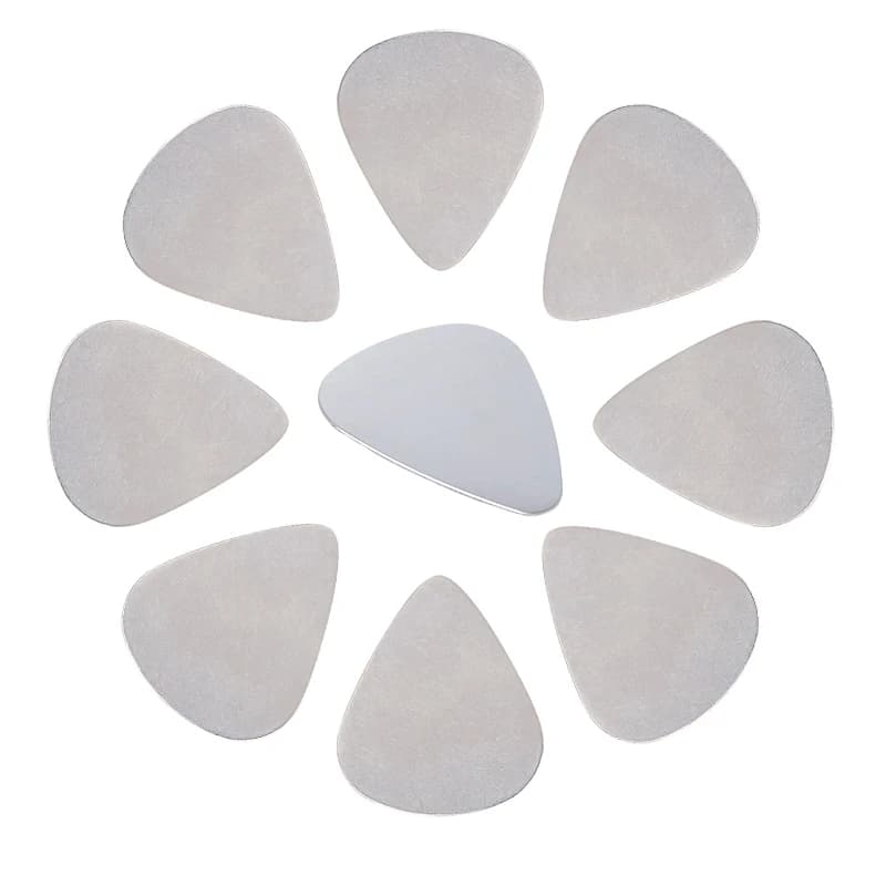 Set di 6/12/18 Plettri per Chitarra in Acciaio Inox, Accessori per Pratica e Performance, 0,3mm, Parti e Accessori per Chitarra ZYF
