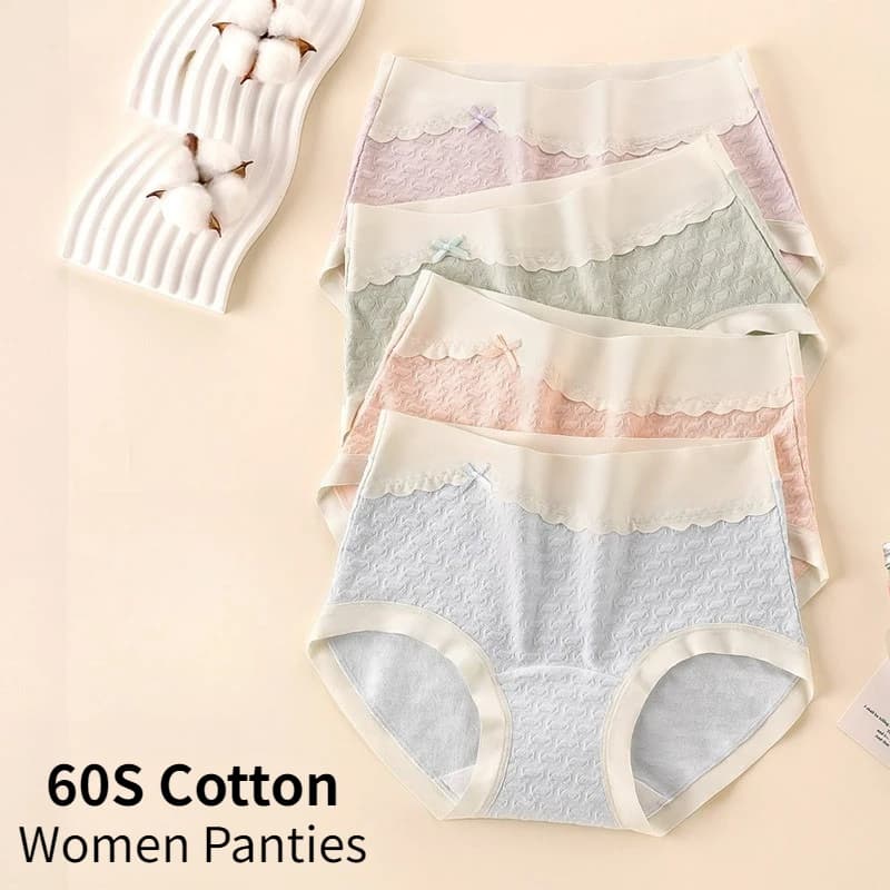 10A Antibatterico Cavallo Mutandine da donna Slip in cotone senza cuciture traspirante Lingerie a vita media Carino Plus Size Biancheria intima da donna per ragazza