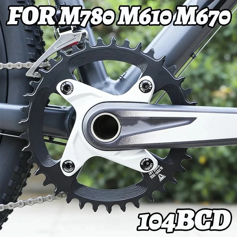 Corona BCD 104 Star 104bcd 32t 38t 40t 42t 44t 46t 48t Pignone MTB 34t Corona Singola per M780 M610 Sram X0 X7 X5