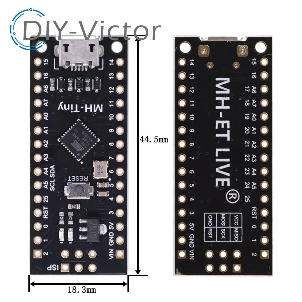 ATTINY88 16Mhz /Digispark ATTINY85 Updated /NANO V3.0 ATmega328 Esteso Compatible for Arduino