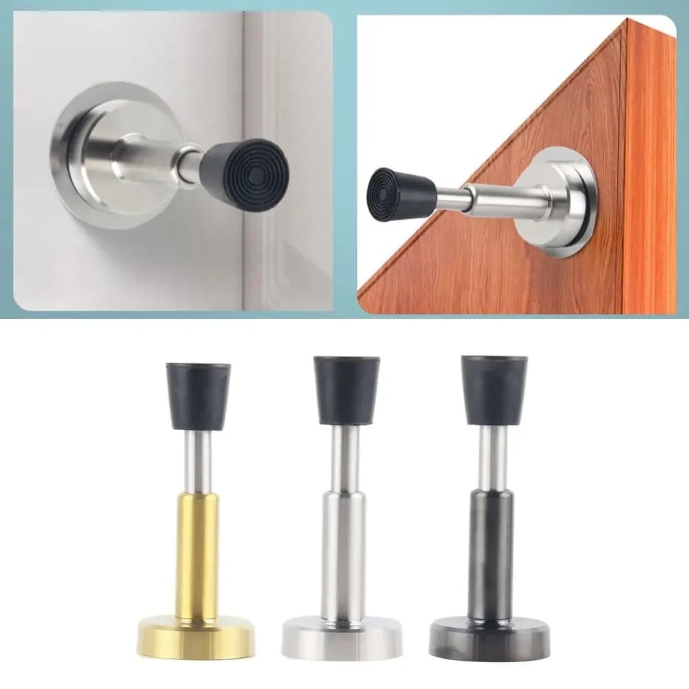 Protezioni murali durevoli Fermaporta Buffer idraulico Supporto da pavimento autoadesivo Hardware per la casa Fermaporta anti-collisione Casa