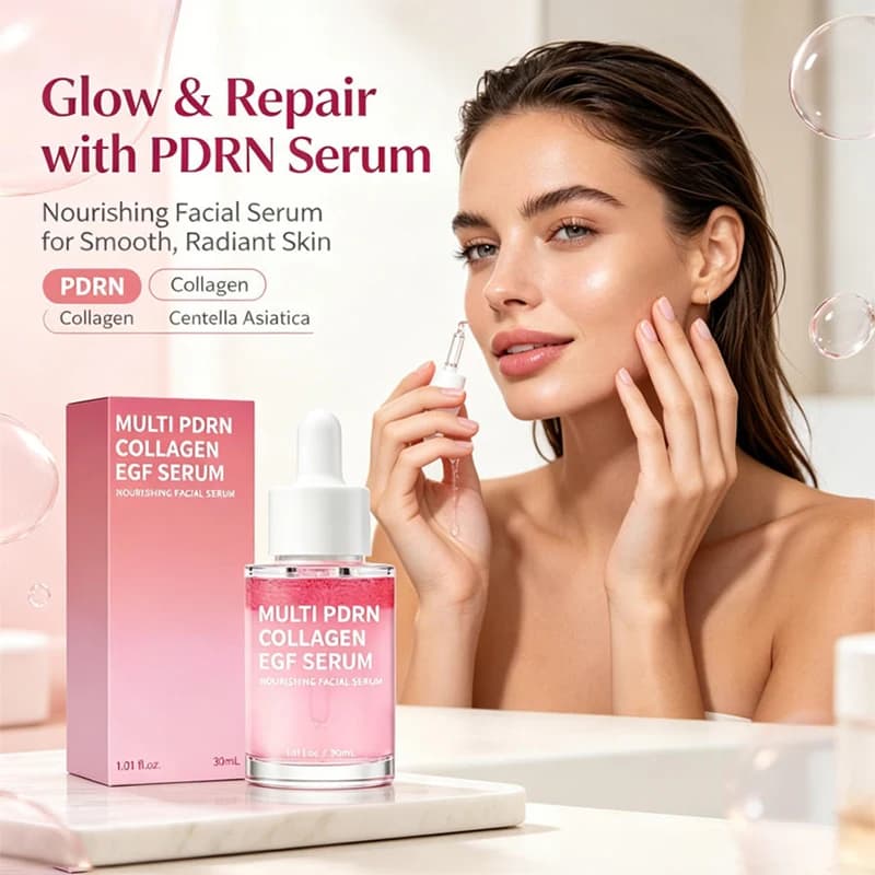 Korean Skincare PDRN Collagen EGF Serum Hydrating Firming Nourishing Lightweight Non Sticky Fast Absorbing Radiance Smoothing