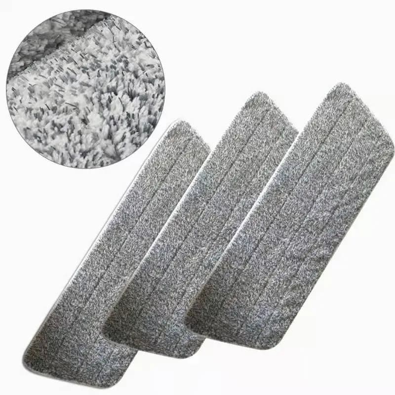 Hot 4/8pcs Microfiber Mop Pad Washable Reusable Soft High Water Absorption Replacement Mop Head For Spray Mop Dust Mop Household