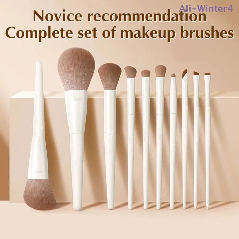 perWinter4 diSet of 5/7/10/12 Professional Makeup Brushes for Fondotinta, Blush, Ombretto, Contouring and Cypria
