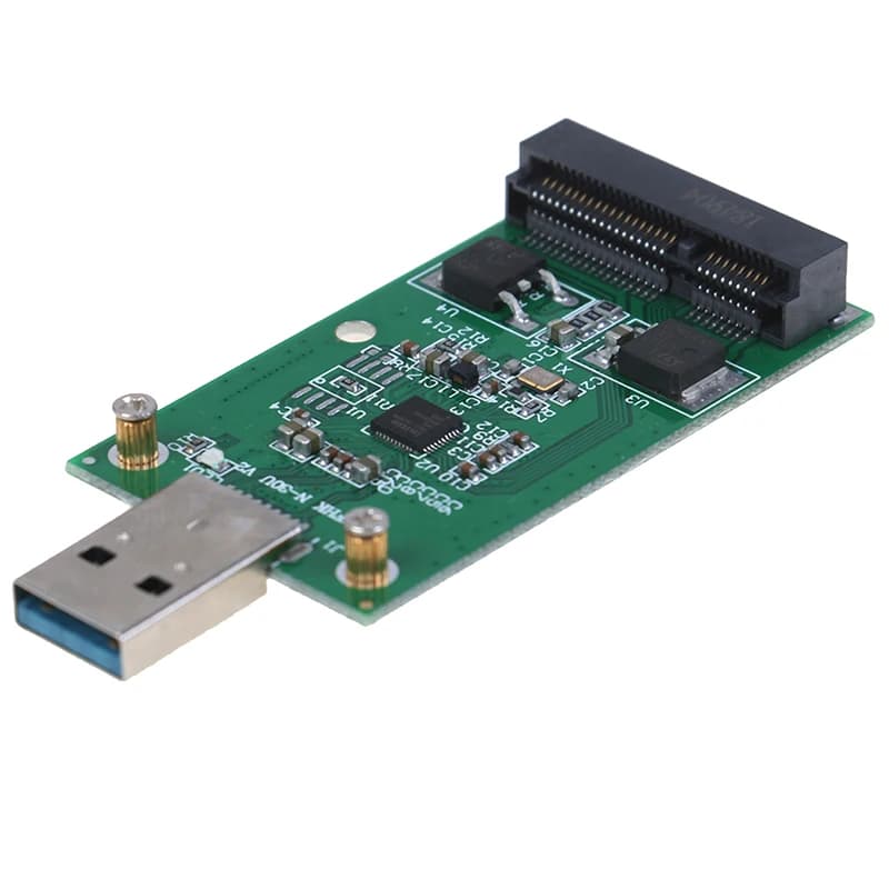 Nuova Offerta: 1 Pezzo Mini USB 3.0 a PCIE mSATA Scheda Adattatore Convertitore SSD Esterno PCBA