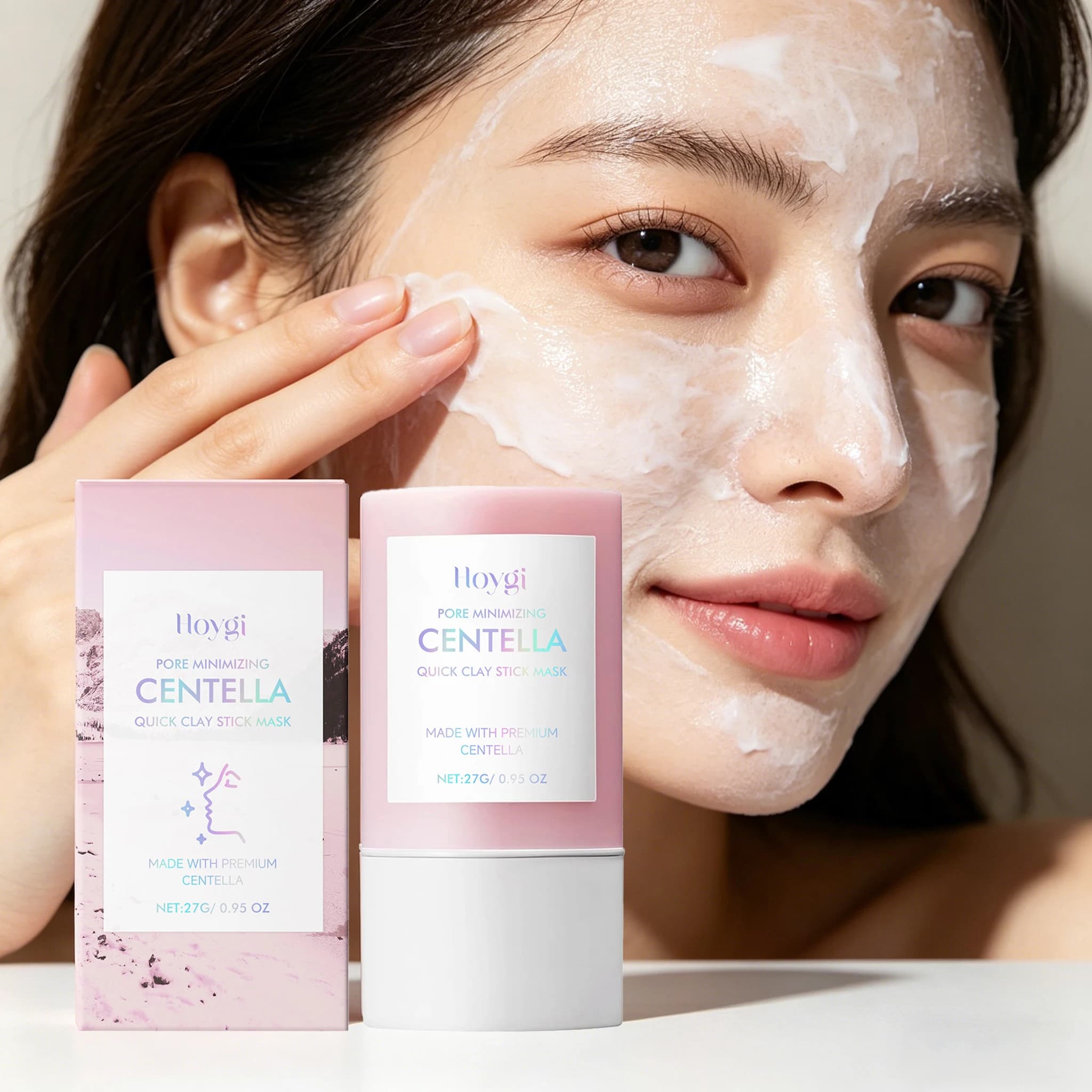 27g Centella Face Clay Mask Stick Deep Moisturizing Soothing Discomfort Reduce Dryness Smoothing Pore Facial Clay Mask Stick