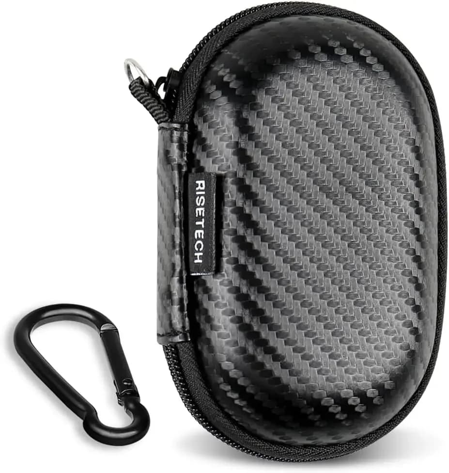 Custodia compatta in EVA con cerniera per auricolari – Adatta per auricolari wireless ovali, Beats Studio Buds, TOZO X1, Soundcore A40