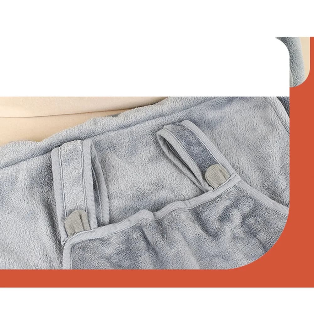 Large Space Cat Carrier Apron with Sleeping Pocket Drawstring Opening Adjustable Waist Strap Pet Sleeping Bag