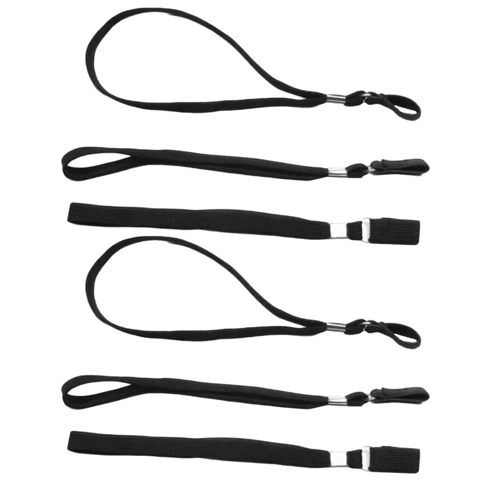 Set di 6 Accessori per Bastoni da Trekking, Supporto per Corda, Attrezzatura per Escursionismo e Arrampicata