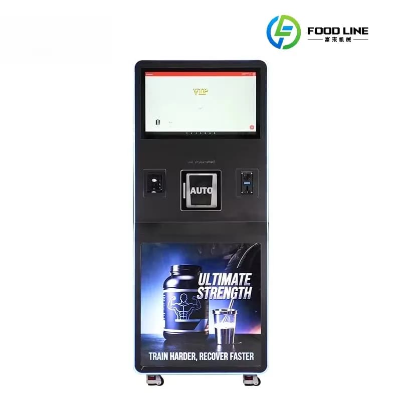 Chineses Manufacturer Maker Whey Protein Powder Shaker Vending Machine with Mixer for Gym
